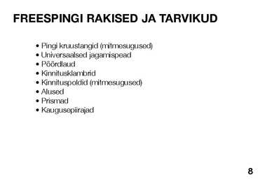METALLIDE LÕIKETÖÖTLEMISE TEHNOLOOGIA ABC #13