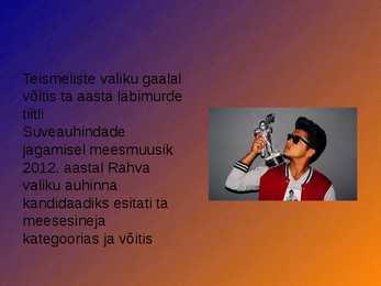 Bruno Mars #8