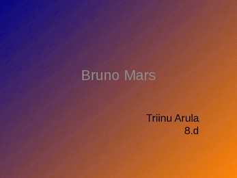 Bruno Mars
