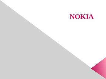 Nokia - powerpoint