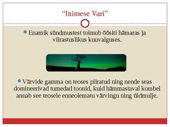 Presentatsioon Tuglasest-Elulugu-looming ja  Inimese Vari-analüüs #11