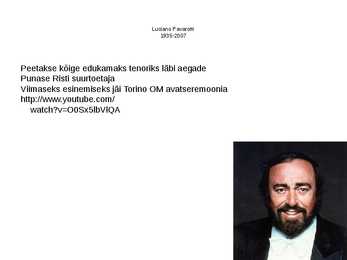 Kolm tenorit #2