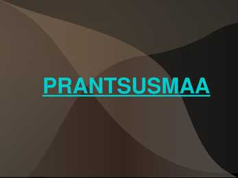 PRANTSUSMAA - MUUSIKA ESITLUS