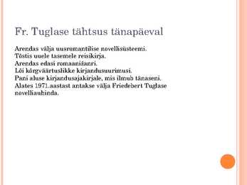 Friedebert Tuglas #5