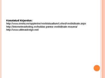 VEEBIDISAIN #35