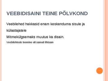 VEEBIDISAIN #6
