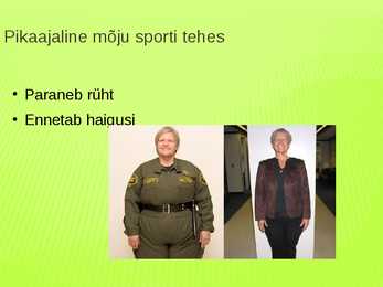 Treeningu mõju inimese füsioloogiale #5