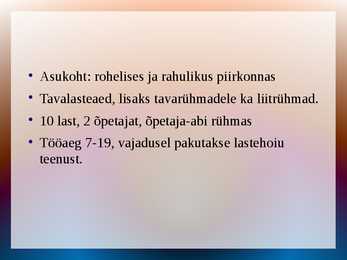 Lasteaed Unistused #2