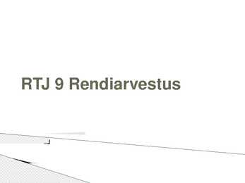 RTJ9 Rendiarvestus