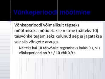 MEHAANIKA - Võnkumine #7