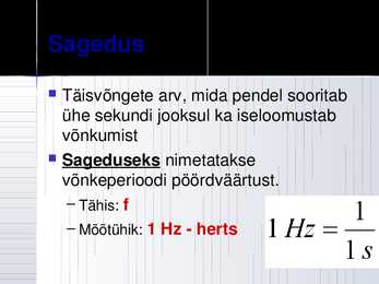 MEHAANIKA - Võnkumine #8