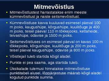 Kergejõustiku Võistlusmäärused #16