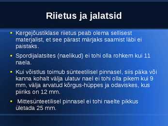 Kergejõustiku Võistlusmäärused #4