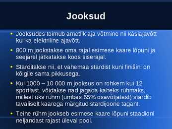 Kergejõustiku Võistlusmäärused #5