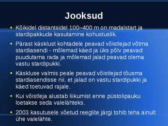 Kergejõustiku Võistlusmäärused #6