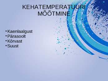 KEHATEMPERATUUTI KONTROLLIMINE #6