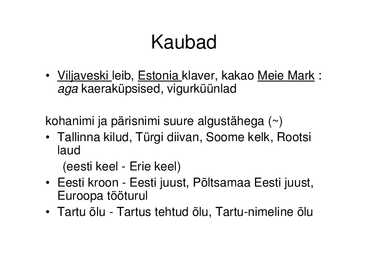 Eesti keele väljendusõpetus #17