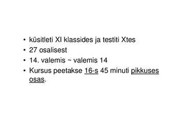 Eesti keele väljendusõpetus #21