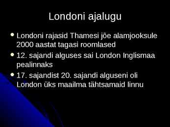 Minu London #3