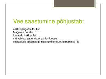 Saastumine-põhjused ja tagajärjed #9