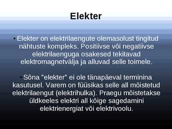 Elekter #2