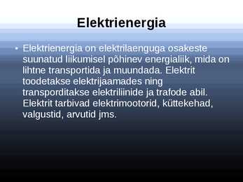Elekter #3