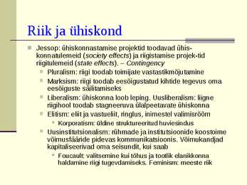 Riik-üldkäsitlus-riigitüüpide areng #11