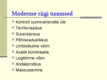 Riik-üldkäsitlus-riigitüüpide areng #24