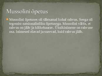 Fasistlik Itaalia #5