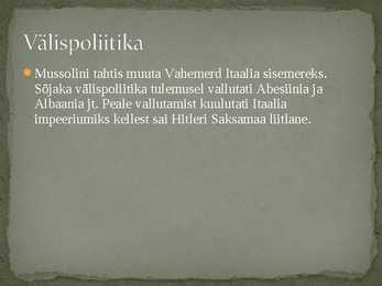 Fasistlik Itaalia #9