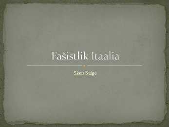 Fasistlik Itaalia