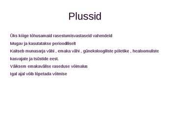 Hormonaalsed tabletid #5