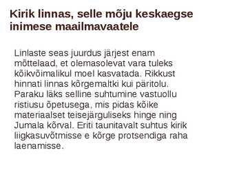 Keskaegne linn ja elu #12