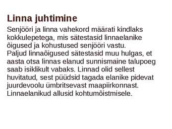 Keskaegne linn ja elu #6