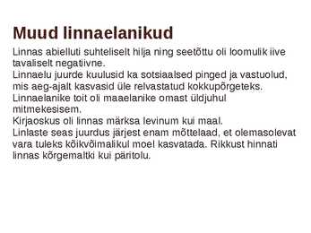 Keskaegne linn ja elu #10