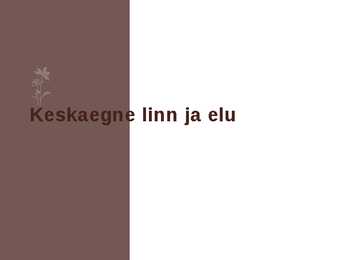 Keskaegne linn ja elu