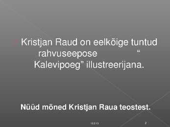KRISTJAN RAUD #2