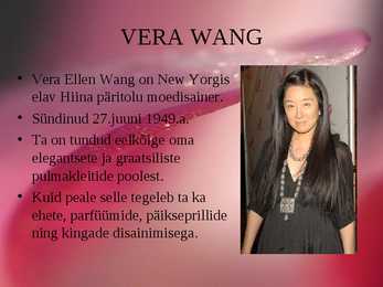 VERA WANG #2