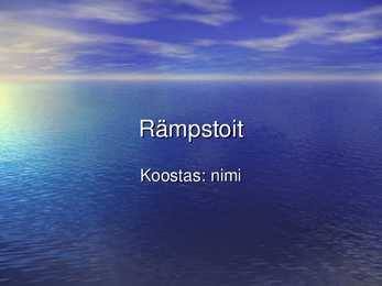 Rämpstoit