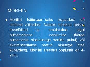 Morfiin #8
