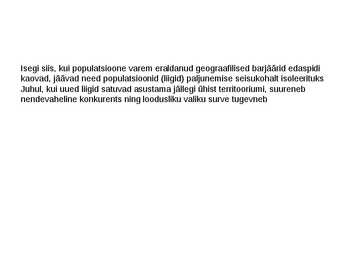Looduslik valik ja liikide tekkimine #20