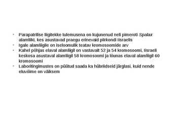 Looduslik valik ja liikide tekkimine #25