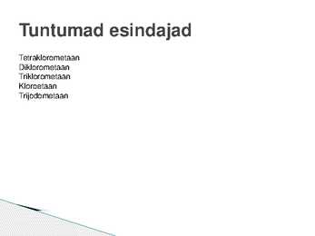 Halogeenalkaanid #2
