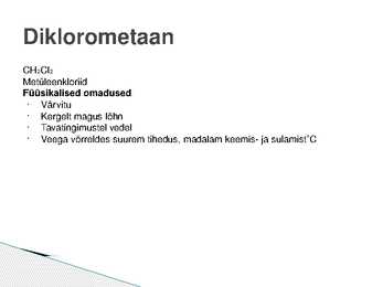 Halogeenalkaanid #5