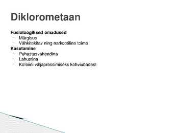 Halogeenalkaanid #6