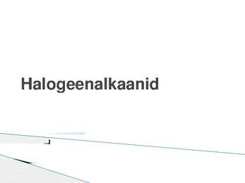 Halogeenalkaanid