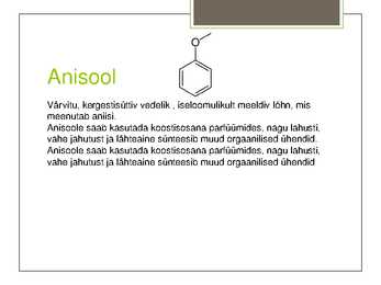 Areenid ja fenoolid #12