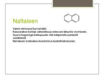 Areenid ja fenoolid #4