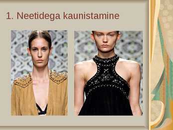Rõivaste kaunistamise viisid #2