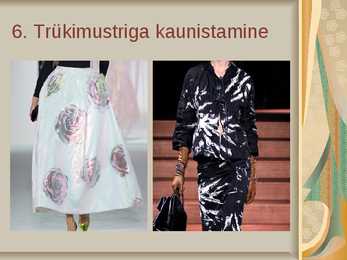 Rõivaste kaunistamise viisid #11